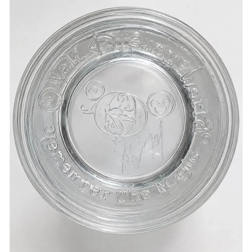Vintage 1996 Disney World 25th Anniversary Goofy Remember the Magic Glass